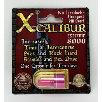 Xcalibur Extreme 8000 Male Sexual Capsule