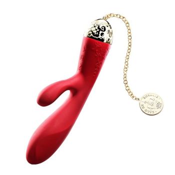 Rosalie Rabbit Vibrator Bright Red-1