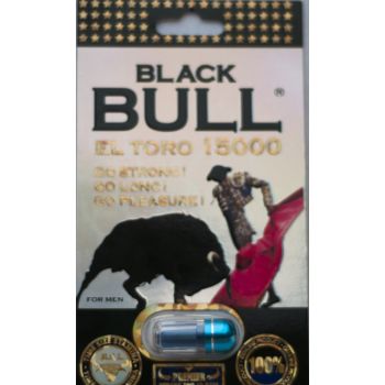 Black Bull El Toro 15000 Premier Male Enhancer Blue Pill For 12 Days