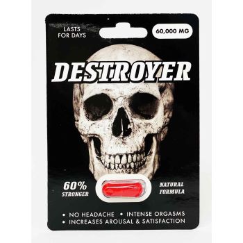 Destroyer 60000mg Sexual Male Enhancement Red Pill