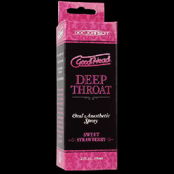 GoodHead Sweet Strawberry Deep Throat Oral Anesthetic Spray
