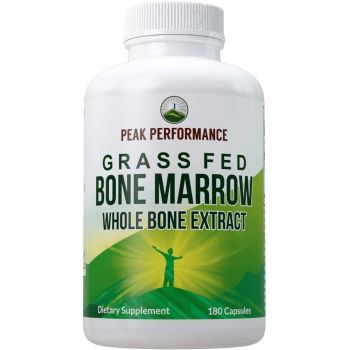 Grass-Fed Bone Marrow - Whole Bone Extract Supplement 180 Capsules