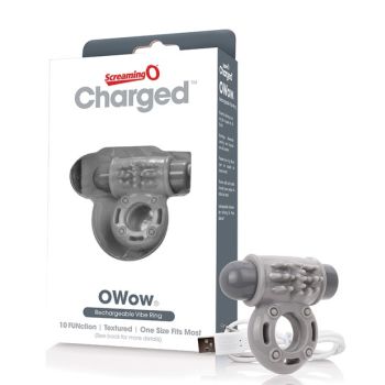 Charged Owow Vibe Ring Grey ScreamingO