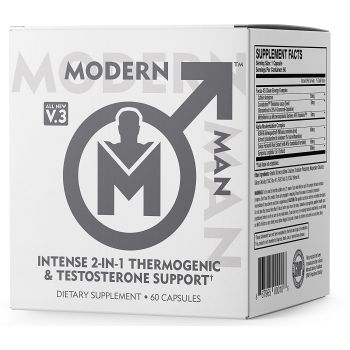 Modern Man V3 Testosterone Booster Thermogenic Fat Burner