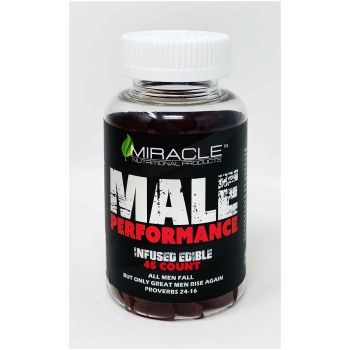 Miracle Male Performance Gummies Bottle