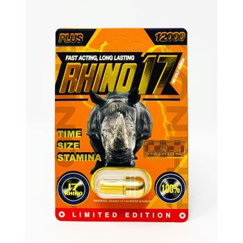 Rhino 17 Plus 5000 Gold Pill Male Enhancement