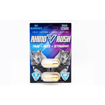 Rhino Rush 60 Duo 12500 Male Sexual Enhancer Pill