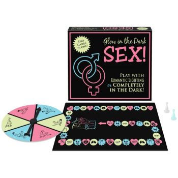 Glow in the Dark Sex Two Games in One Play with Romantic Lighting