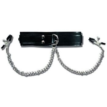 Sportsheets Collar With Nipple Clamps