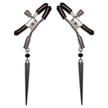 Silver Spears Nipple Clips