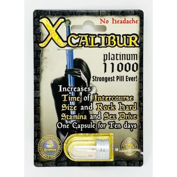 Xcalibur Black 11000 Male Sexual Performance Enhancement Pill