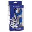 CalExotics Admiral Plug Play Weighted Silicone Blue Cock Ring boxed