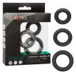 CalExotics Link Up Ultra Soft Supreme Silicone Cock Ring Set box