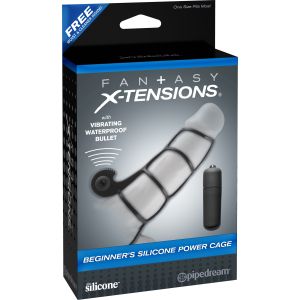 Beginner's Silicone Power Cage Vibrating Fantasy X-Tensions 