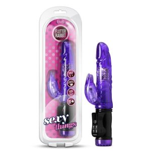 Blush Novelties Sexy Things Flutter Rabbit Purple Vibrator box