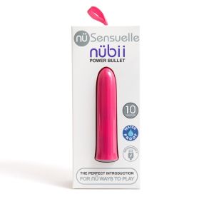 Bullet Vibrator Sensuelle Nubii 15 Function Blush Pink Rechargeable box