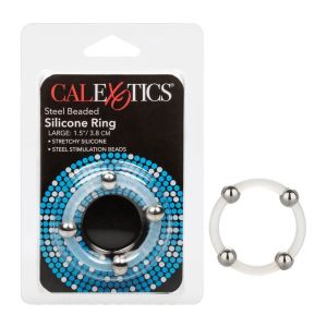 Steel Beaded Ring Large box