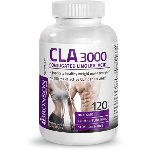 CLA 3000 Conjugated Linoleic Acid 120 Softgels Non GMO front