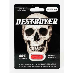 Destroyer 60000mg Sexual Male Enhancement Red Pill