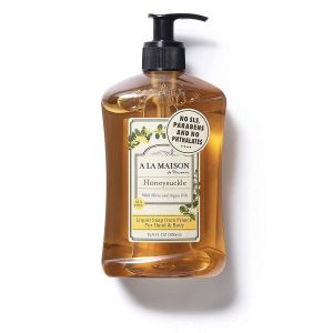  Honeysuckle Liquid Hand Soap 16.9 Oz Bottle A La Maison front