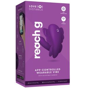 Love Distance Reach G App Controlled Wearable Vibrator box