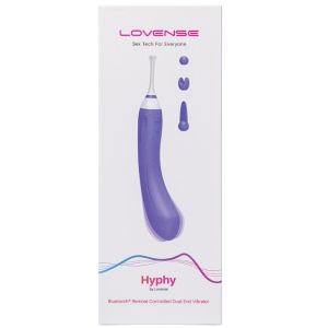 Lovense Hyphy Bluetooth Remote Controlled Dual End Vibrator box
