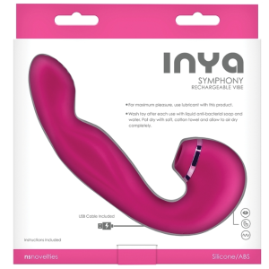 NS Inya Symphony Air Pulse Rechargeable G Spot Vibrator Pink box