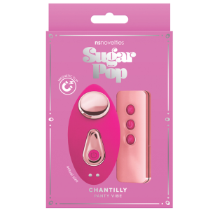 NS Sugar Pop Chantilly Remote Controlled Vibrator Silicone Pink box