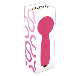 Petites Lil Exclaim Pink Silicone Pocket Wand Vibrator box