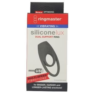 Ringmaster Silicone Lux Vibrating Dual Support Cock Ring