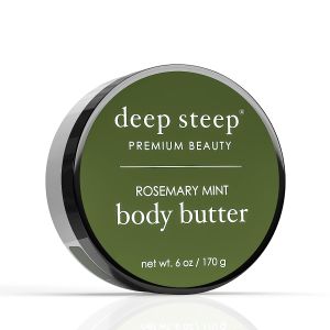 Rosemary Mint Vegan Body Butter 6 Oz Deep Steep Premium Beauty