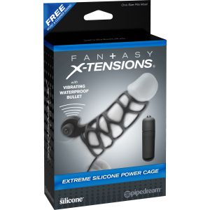 Vibrating Extreme Silicone Power Cage Fantasy X-tensions 