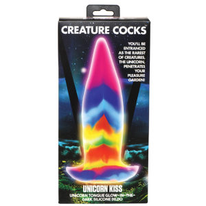 Creature Cocks Unicorn Kiss Dildo Glow In The Dark Silicone