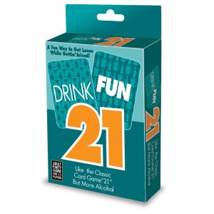 Little Genie Drink Fun 21 Adult Card Game Blackjack box