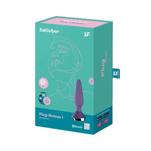 Plug Ilicious 1 Vibrator Waterproof Rechargeable Purple Satisfyer box