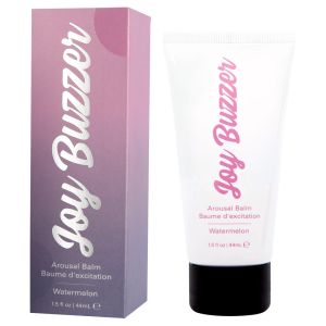 Jelique Joy Buzzer Arousal Balm Watermelon 1.5 oz. Vegan Friendly box