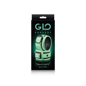 NS Novelties Glo In The Dark Bondage Ankle Cuffs Green box