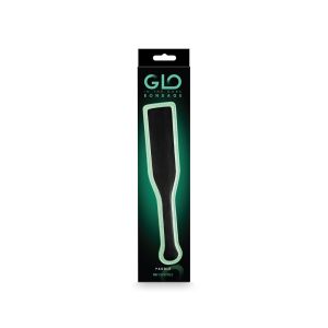 Paddle NS Novelties Glo In The Dark Bondage Green box
