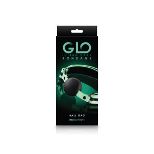 Ball Gag NS Novelties Glo In The Dark Bondage Green box