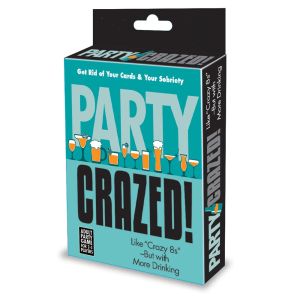 Party Crazed Drinking Themed Card Game For 2-5 Adult Players box