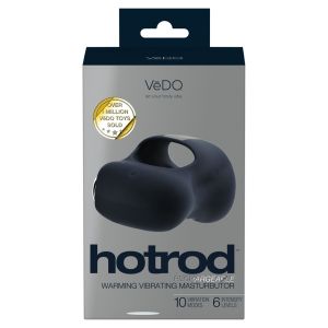 Vedo Hotrod Rechargeable Warming Masturbator Just Black box