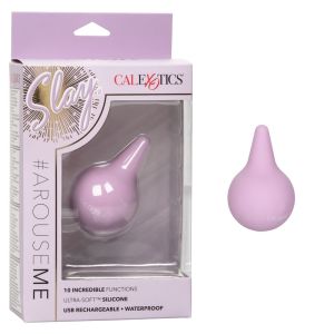 CalExotics Slay #Arouseme Dual Density Rechargeable Silicone Vibrator box
