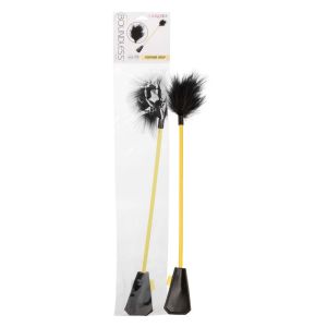 CalExotics Boundless Faux Feather Crop Tickling Feather BDSM Play box