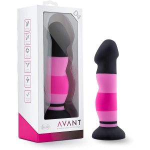 Avant D4 Sexy In Pink 8" Silicone Dildo Suction Cup boxed