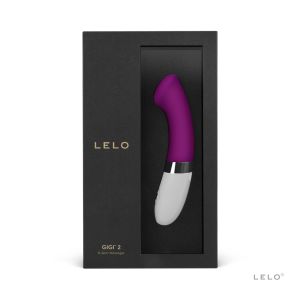 Lelo Gigi 2 Cool Deep Rose Curved G Spot Silicone Vibrator box