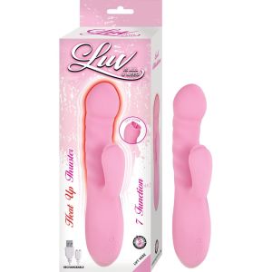 Nasstoys Luv Heat Up Thruster Pink Clit Licker Silicone Vibrator