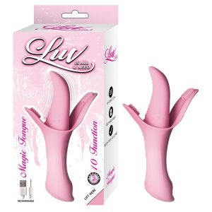 Nasstoys Luv Magic Tongue Waterproof Rechargeable Pink Vibrator