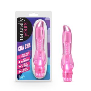 Blush Naturally Yours Cha Cha Pink Waterproof Soft TPE Vibrator box