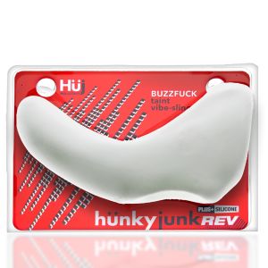 Oxballs Buzzfuck Sling With Taint Vibe Cock Ring Clear Ice box