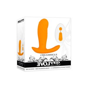Evolved Creamsicle Rechargeable Silicone Waterproof Anal Plug box